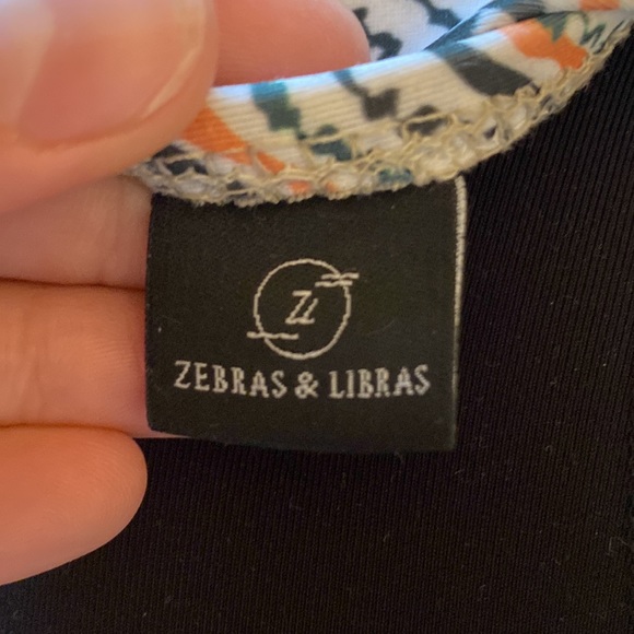 Zebras & Libras Striped Racerback Bikini - Picture 7 of 7